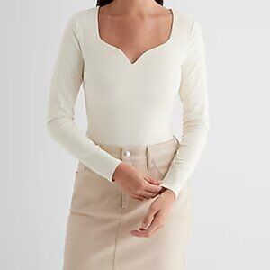 NWOT Body Contour High Compression Sweetheart Neckline Bodysuit